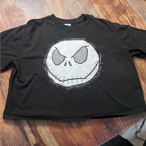 Disney nightmare before Christmas boxy crop top